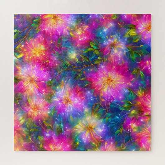 Puzzle Explosion florale Abstraite (Horizontal)