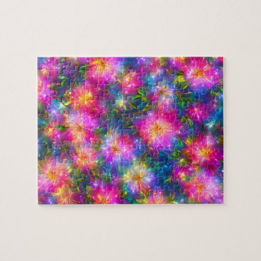 Puzzle Explosion florale Abstraite (Horizontal)