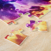 Puzzle Explosion galactique de science-fiction violette d (Côté)