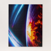 Puzzle Explosion planétaire sous le phénomène cosmique de (Vertical)