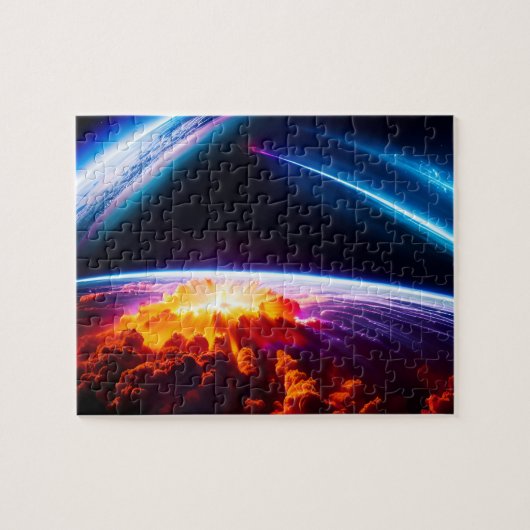 Puzzle Explosion sous le plaisir cosmique Espace extra-at (Horizontal)
