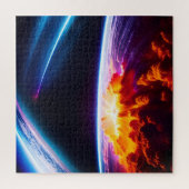 Puzzle Explosion sur la planète sous les dimensions cosmi (Vertical)