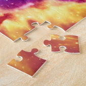 Puzzle Explosive nébuleuse feu ciel cosmique paysage fou (Côté)
