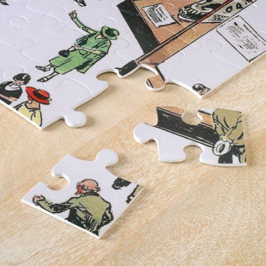 Puzzle Exposition de Dinosaur Musée d'Histoire Naturelle  (Côté)