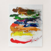 Puzzle Expression Abstraite des figures humaines en mouve (Vertical)