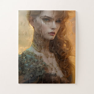 Puzzle Exquisite Beauty AI Generated Art
