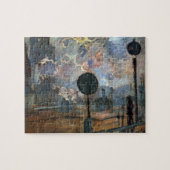 Puzzle Exterior of Gare Saint-Lazare by Claude Monet (Horizontal)