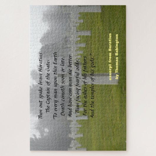 Puzzle Extrait De Horatius (Vertical)
