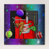 Puzzle Extraterrestre rétro des années 1970 dans Disco Lo (Horizontal)