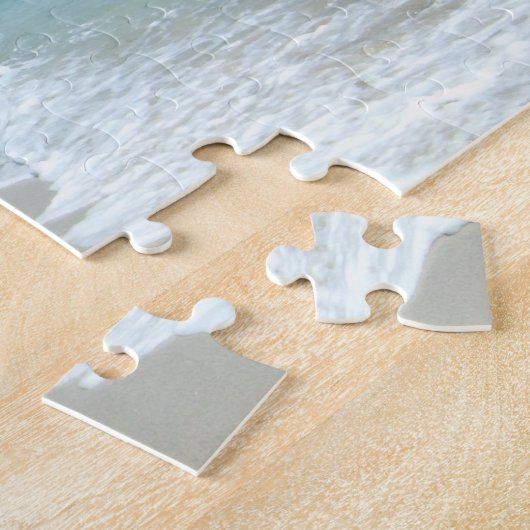 Puzzle Extreme Relaxation Plage Vue Sable blanc (Côté)