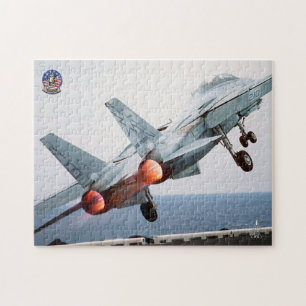 Puzzle F-14 TOMCAT "AFTERBURNER" (11x14 pouces)