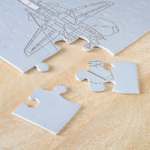 Puzzle F-14 TOMCAT "BOOM" (20x30 pouces) (Côté)