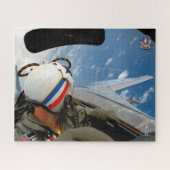 Puzzle F-14 TOMCAT "CHECK SIX" (16x20 pouces) (Horizontal)
