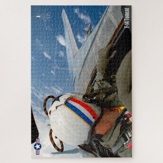 Puzzle F-14 TOMCAT "CHECK SIX" (20x30 pouces) (Vertical)