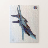 Puzzle F-14 TOMCAT "DÉSERT PATROL" (11x14 pouces) (Vertical)
