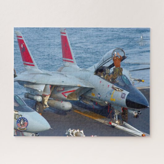 Puzzle F-14 TOMCAT "FLIGHTDECK" (16x20 pouces) (Horizontal)