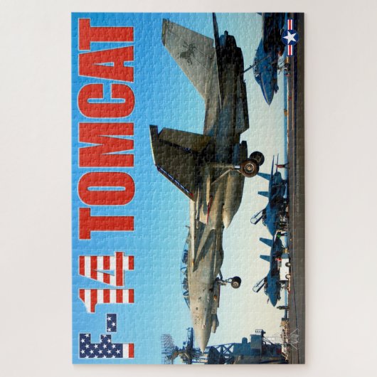Puzzle F-14 TOMCAT "HOOK DOWN" (20x30 pouces) (Vertical)