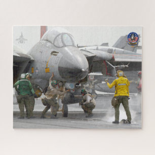 Puzzle F-14 TOMCAT "LANCEMENT" (16x20 pouces)