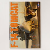 Puzzle F-14 TOMCAT "LANCEMENT DU COUCHER DE SOLEIL" (20x3 (Vertical)