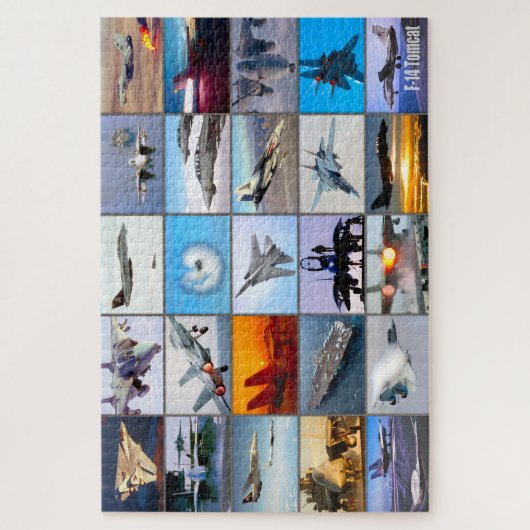 Puzzle F-14 TOMCAT "MONTAGE" (20x30 pouces) (Vertical)
