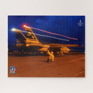 Puzzle F-14 TOMCAT "NIGHT LANCH" (16x20 pouces)