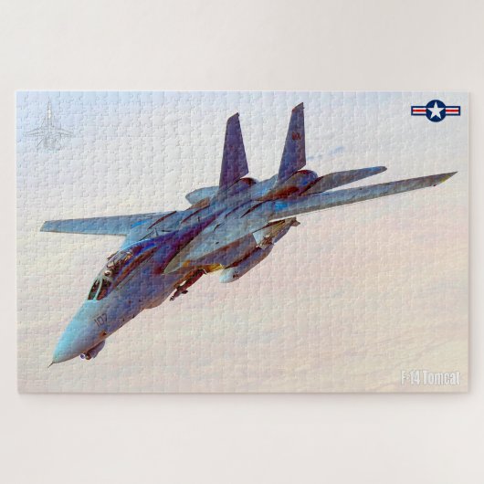 Puzzle F-14 TOMCAT "PATROLE DÉSERT" (20x30 pouces) (Horizontal)