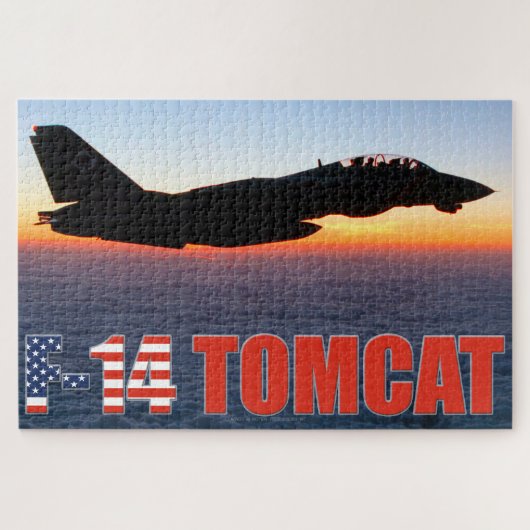 Puzzle F-14 TOMCAT "PATROLE SUNSET" (20x30 pouces) (Horizontal)