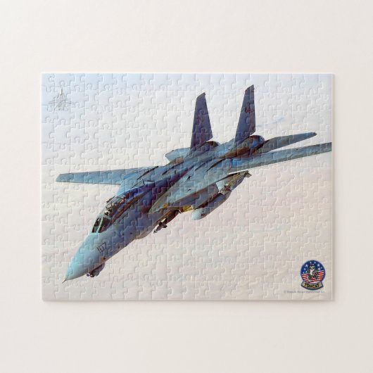 Puzzle F-14 TOMCAT “PATROUILLE DU DÉSERT” (28x35 cm) (Horizontal)