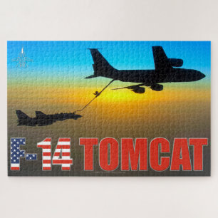 Puzzle F-14 TOMCAT "RAVITAILLEMENT" (20x30 pouces)