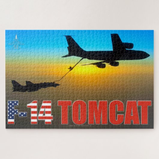Puzzle F-14 TOMCAT "RAVITAILLEMENT" (20x30 pouces) (Horizontal)