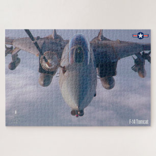 Puzzle F-14 TOMCAT "RAVITAILLEMENT EN VOL" (50x76 cm)