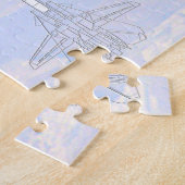 Puzzle F-14 TOMCAT "REFUEL" (20x30 pouces) (Côté)