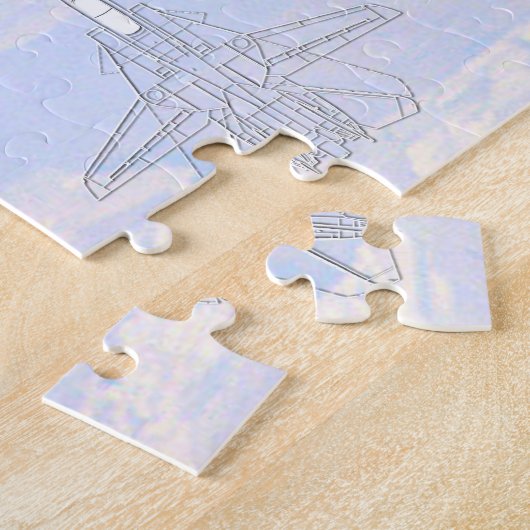 Puzzle F-14 TOMCAT "REFUEL" (20x30 pouces) (Côté)
