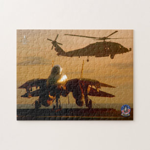 Puzzle F-14 TOMCAT "SUNSET OPS" (11x14 pouces)