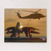 Puzzle F-14 TOMCAT "SUNSET OPS" (16 x 20 pouces) (Horizontal)