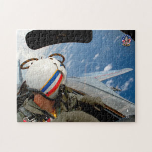 Puzzle F-14 TOMCAT « VÉRIFIEZ SIX » (11x14 pouces)