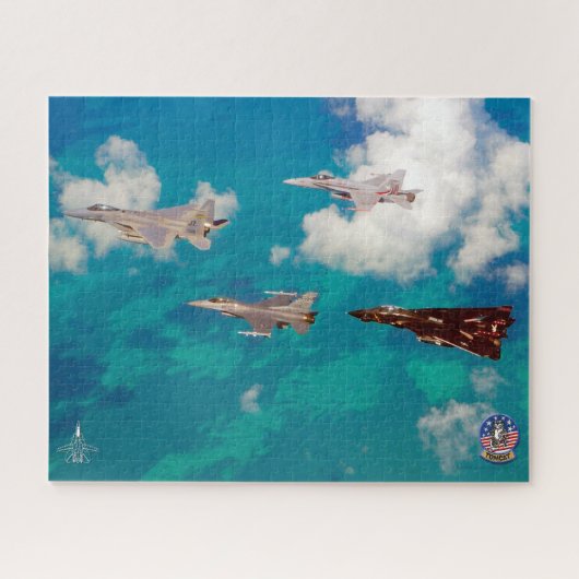 Puzzle F-14 TOMCAT "WINGMAN" (16x20 pouces) (Horizontal)