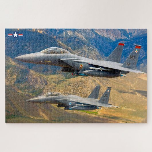 Puzzle F-15E AAGLE DE GRÈVE (20 x 30 POUCES) (Horizontal)