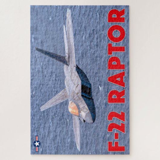 Puzzle F-22 RAPTOR (20 x 30 POUCES) (Vertical)