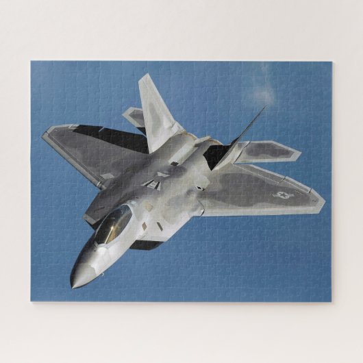 Puzzle F-22 Raptor déployé Base aérienne de Kadena 2009 (Horizontal)