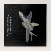 Puzzle F-35 Lightning II Panther Jet Fighter (Horizontal)