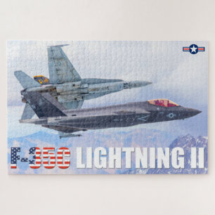 Puzzle F-35C LIGHTNING II (20 x 30 POUCES)