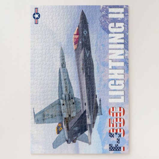 Puzzle F-35C LIGHTNING II (20 x 30 POUCES) (Vertical)