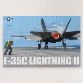Puzzle F-35C LIGHTNING II (20 x 30 POUCES) (Horizontal)