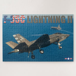Puzzle F-35C LIGHTNING II (20x30 POUCES)