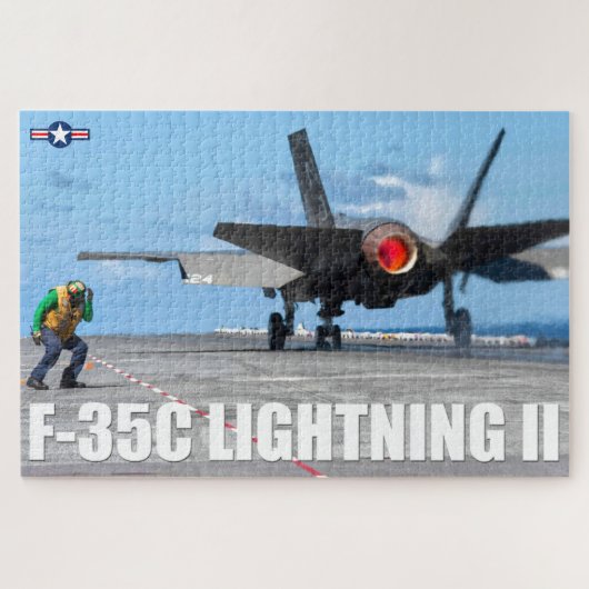 Puzzle F-35C LIGHTNING II (20x30 POUCES) (Horizontal)
