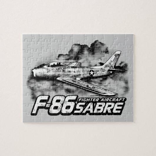 Puzzle F-86 Sabre (Horizontal)