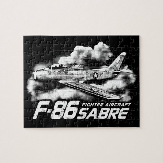 Puzzle F-86 Sabre (Horizontal)