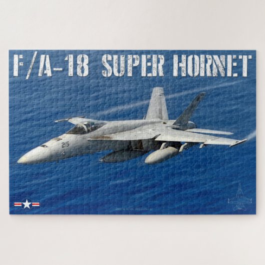 Puzzle F/A-18 SUPER HORNET (20 x 30 POUCES) (Horizontal)