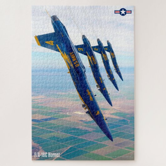 Puzzle F/A-18C HORNET (20 x 30 POUCES) (Vertical)